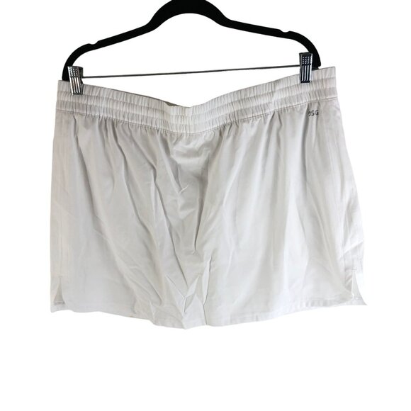 DSG Womens Mid-Rise Stride Skort White With Built-In Short White XXL - Picture 5 of 9
